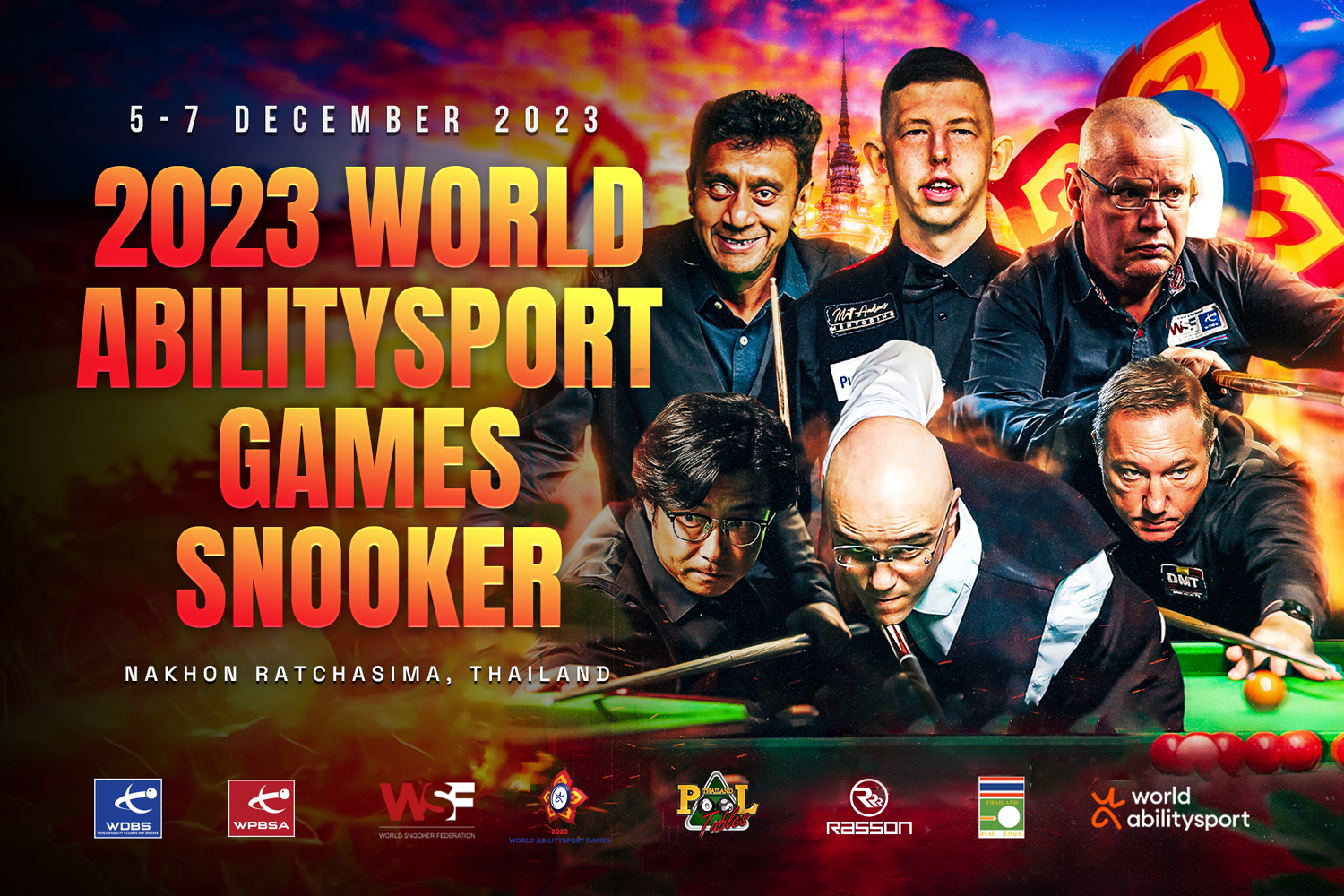 World Abilitysport Games snooker banner 