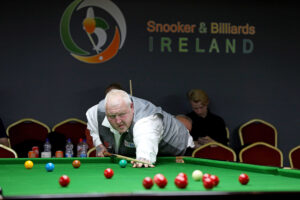 Dean Simmons plays a shot during last year's Irish Open