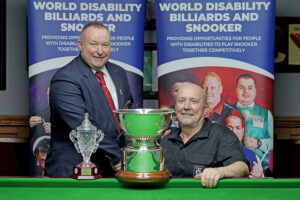 Dave Beaumont with the Champion of Champions trophy