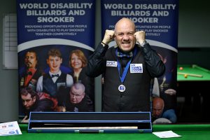 Nigel Brasier celebrates victory