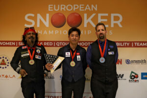 Kal Mattu, Andy Lam and Peter Hull pose for a photo