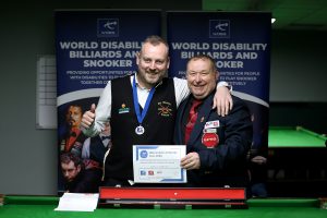 Colvin O'Brien receives his medal