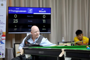 Gary Swift in play at the 2023 World Abilitysport Games