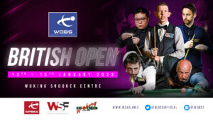 British Open 2023  Enter Now!  WDBS World Disability Billiards And